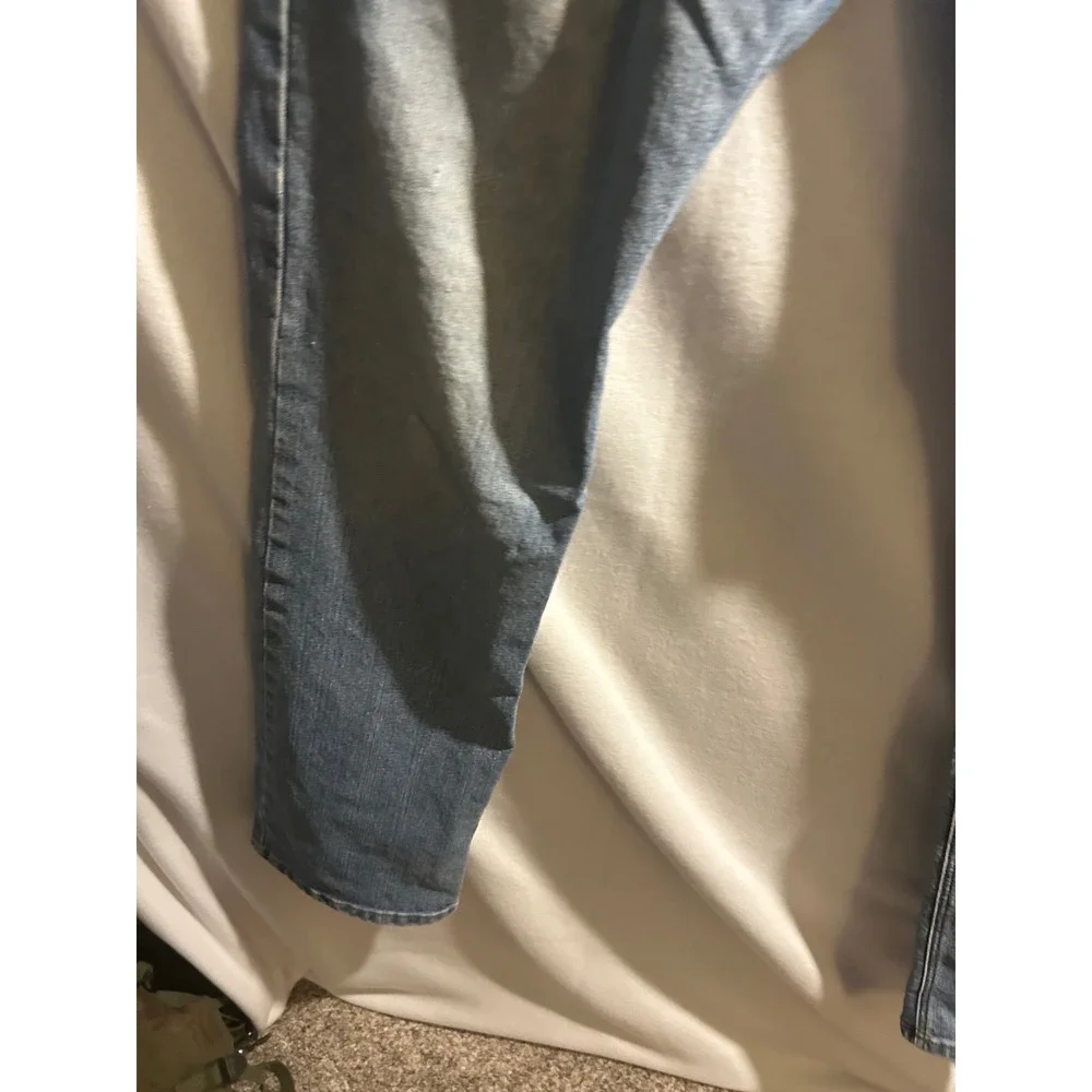 Ariat Rebar M5 Mens Straight Leg Jeans Blue Denim 33x36 Medium Wash Distressed